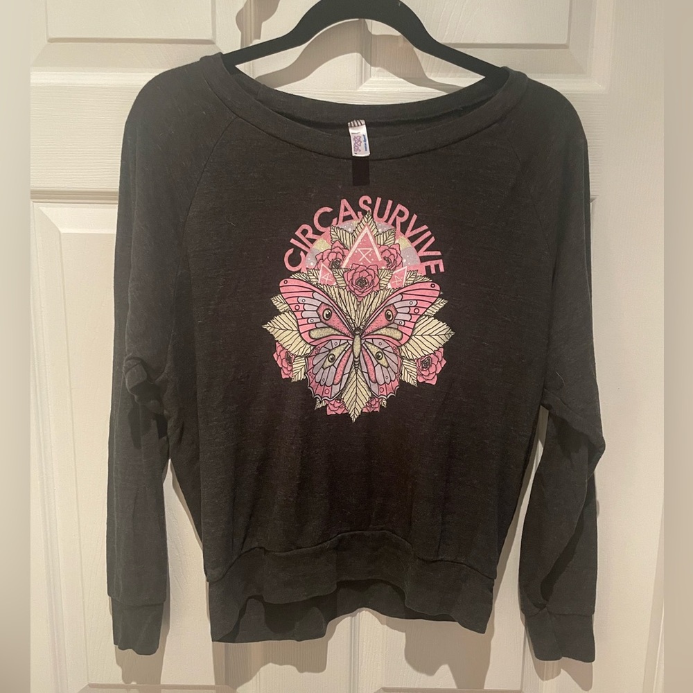 Circa Survive / Anthony Green gray sweatshirt women’s medium American apparel